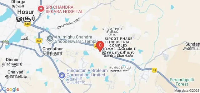 Adhiyamaan Polytechnic College, Krishnagiri Map