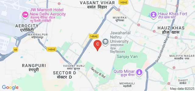Atal Bihari Vajpayee School of Management and Entrepreneurship, Jawaharlal Nehru University, New Delhi Map