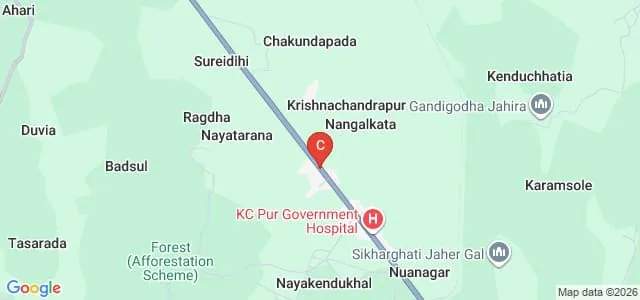 Sriram Chandra Bhanja Degree College, Ragdha Map