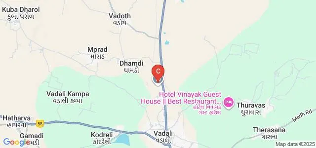 Government Commerce College, Vadali Map