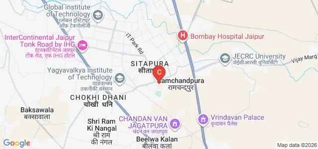 Mahatma Gandhi Medical College and Hospital, Jaipur Map
