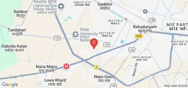 MD College of Education, Bahadurgarh Map