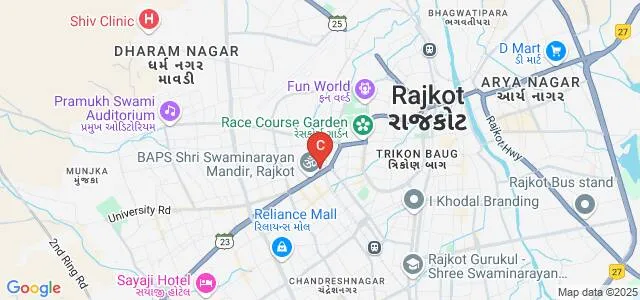 Matushri Virbaima Mahila Arts College, Rajkot Map
