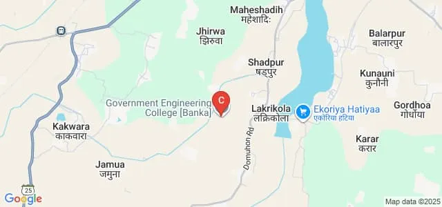 Government Engineering College, Banka Map