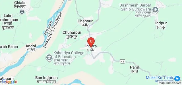 Minerva Polytechnic College, Kangra Map
