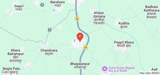 NKBR College of Professional Studies, Meerut Map