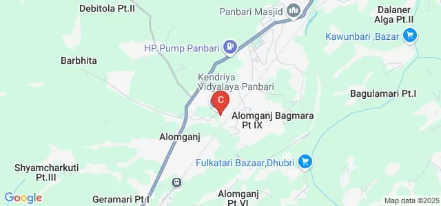 Alamganj Rangamati College, Dhubri Map