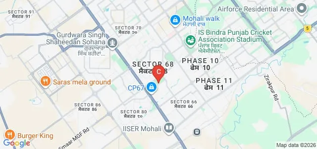 Amity Global Business School, Chandigarh Map