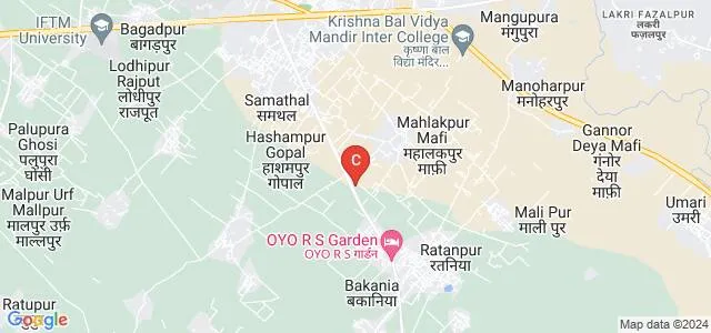 Smt Mala Devi Memorial College, Moradabad Map