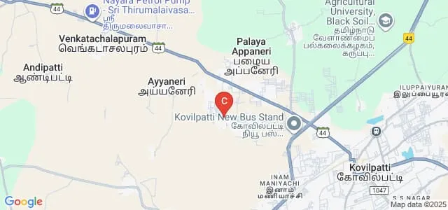 Unnamalai Institute of Technology, Thoothukudi Map