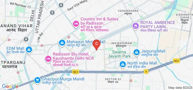 Indirapuram Institute of Higher Studies, Ghaziabad Map