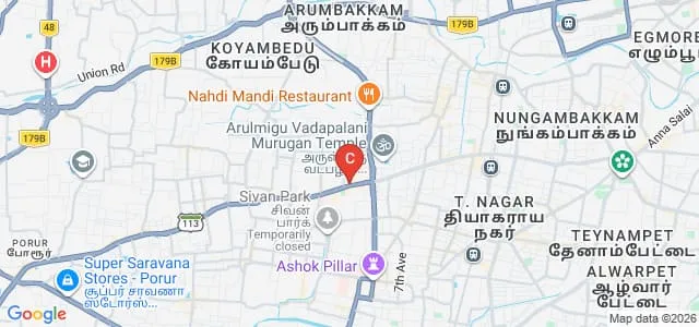 Vijaya Educational Academy, Chennai Map
