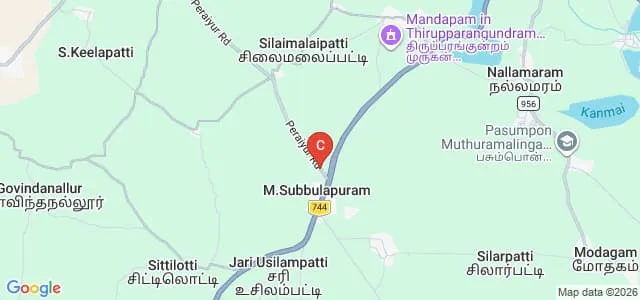 Assefa College of Education, Madurai Map