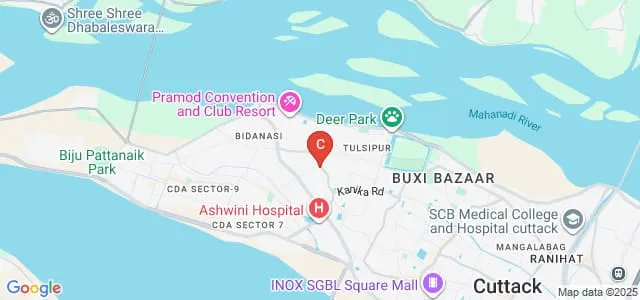 Raghunath Jew Degree College, Cuttack Map