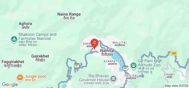 Dr Rajendra Prasad Law Institute, Department of Kumaun University, Nainital Map