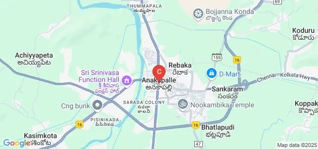 Emmanuel Degree College, Tambaram Map
