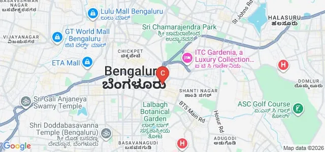 Centre for Management Studies, Jain University, Bangalore Map