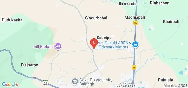 Sushree Institute of Technical Education, Balangir Map