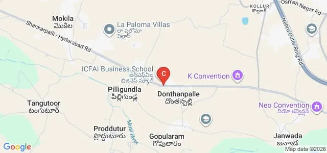 ICFAI School of Social Sciences, Hyderabad Map
