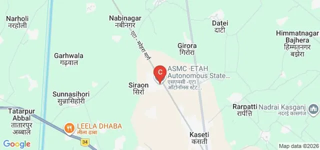 Autonomous State Medical College, Etah Map