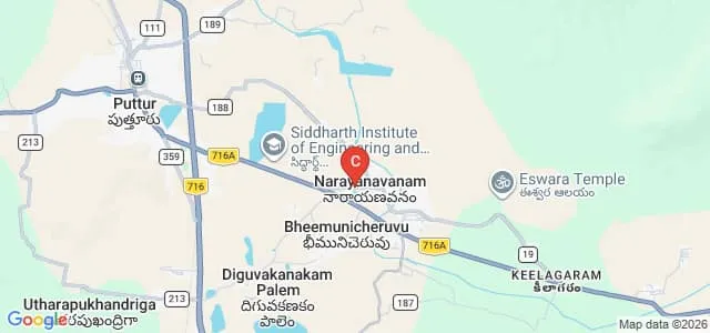 SV College of Engineering, Puttur Map