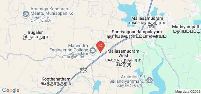 Mahendra Institute of Technology, Tiruchengode Map