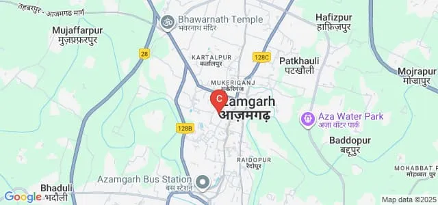 Shri Agrasen Mahila Snatkottar Mahavidyalaya, Azamgarh Map