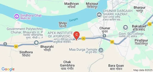 Apex Institute of Ayurvedic Medicine and Hospital, Mirzapur Map