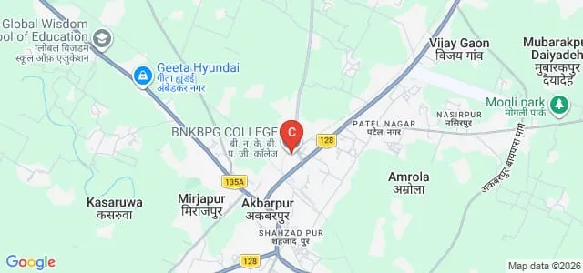 BNKB PG College, Ambedkar Nagar Map