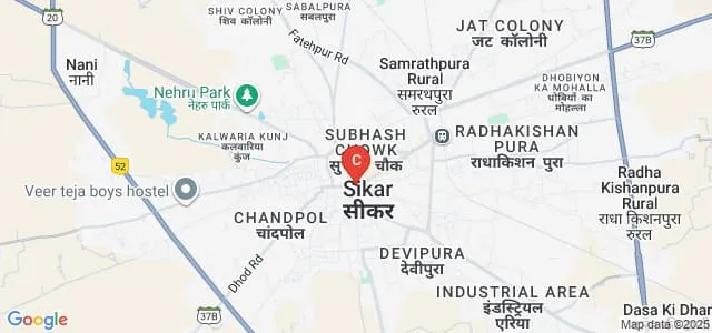 Shekhawati Institute of Engineering and Technology, Sikar Map