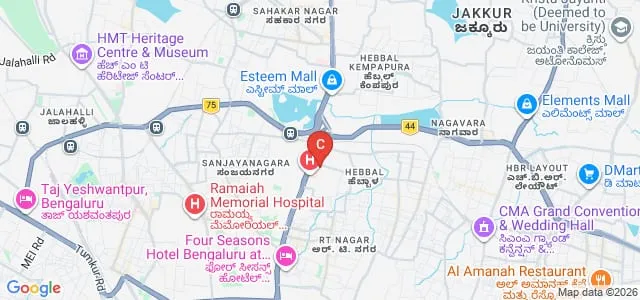 Samvaad Institute of Speech and Hearing, Hebbal Map