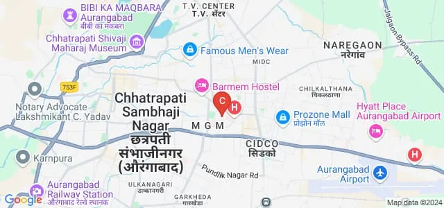MGM College of Fine Art, Aurangabad Map
