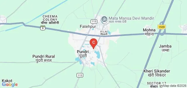 Ch Ishwar Singh Kanya Mahavidyalaya, Dhand Map
