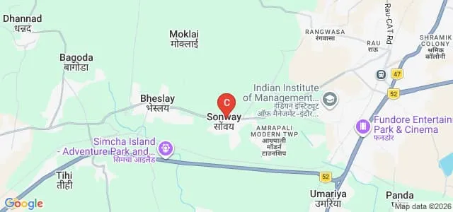 Indore Institute of Law, Indore Map