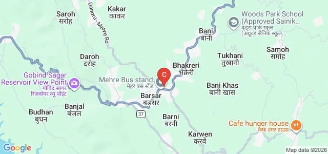 Deen Dayal Upadhyaya College of Education, Hamirpur Map
