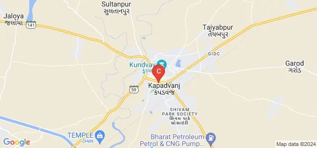 Smt SK Shah College of Education, Kapadwanj Map