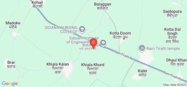 United School of Nursing, Amritsar Map