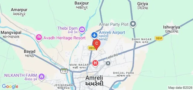 District Institute of Education and Training, Amreli Map
