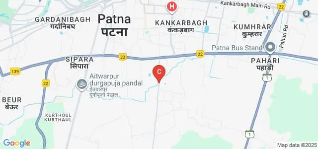 Patna Institute of Nursing and Paramedical Science, Patna Map