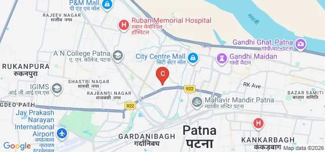 Patna Women's College, Patna Map
