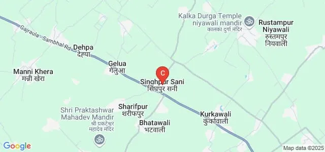 Maharani Laxmi Bai Memorial Mahavidyalaya, Sambhal Map