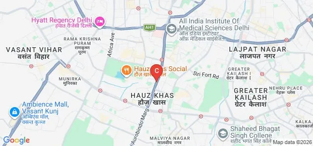 Department of Management Studies, Indian Institute of Technology, Delhi Map