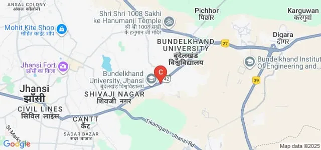 Babu Jagjivan Ram Institute of Law, Jhansi Map