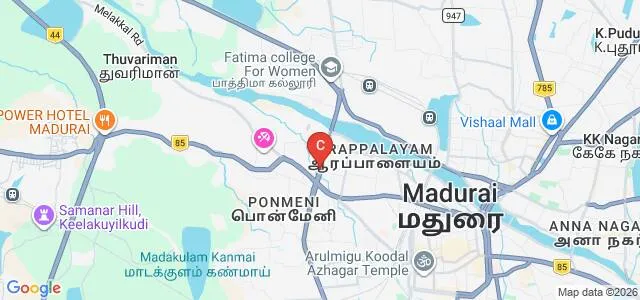 Royal College of Education, Madurai Map