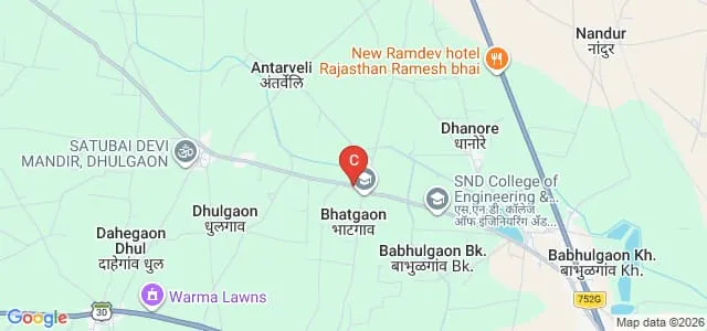 SND College of Engineering and Research Center, Yavatmal Map