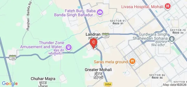 Chandigarh Engineering College, Landran Campus, Mohali Map