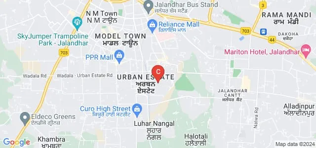 Stanford Business School, Jalandhar Map