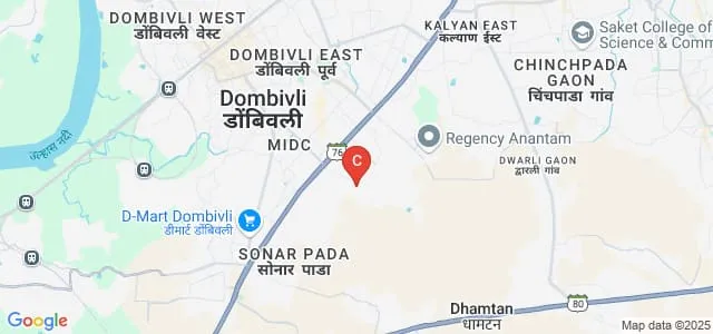 Shivajirao S Jondhale College of Engineering, Thane Map