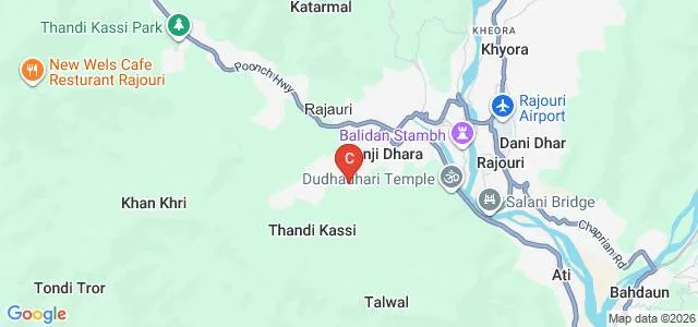 Tariq College of Education, Rajouri Map