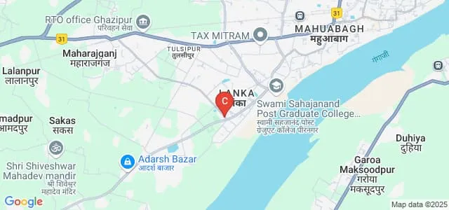 Shree Dhaneshwar Post Graduate College, Ghazipur Map